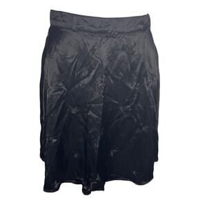 Vintage The Limited Whimsygoth Black Embroidered Butterfly A-Line Skirt Size 4